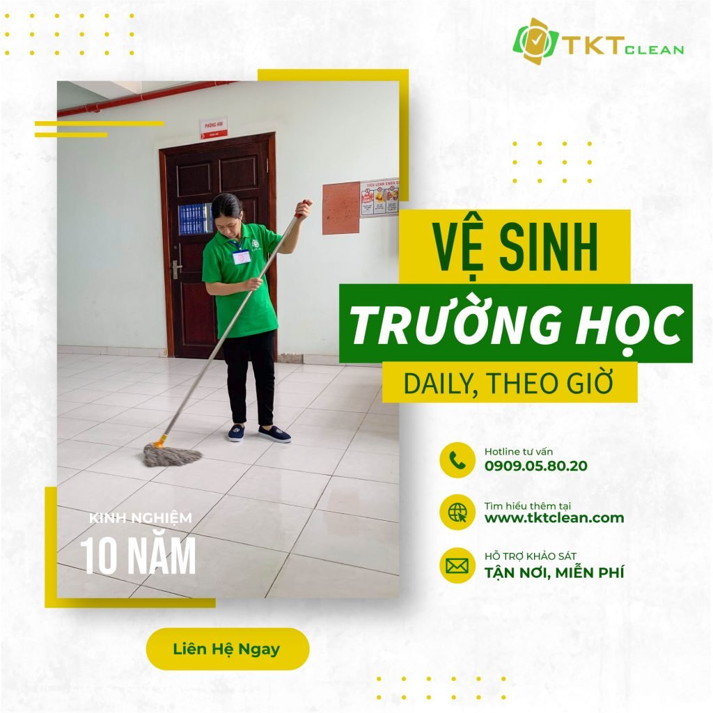 Dịch vụ làm sạch trường học