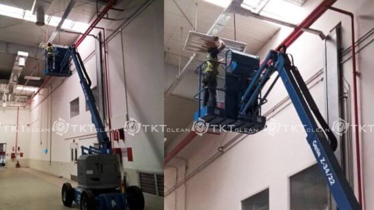 Photo: Areas that need attention for factory cleaning