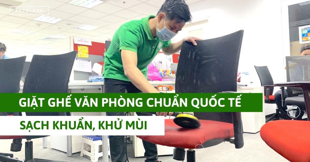 hướng dẫn giặt ghế văn phòng