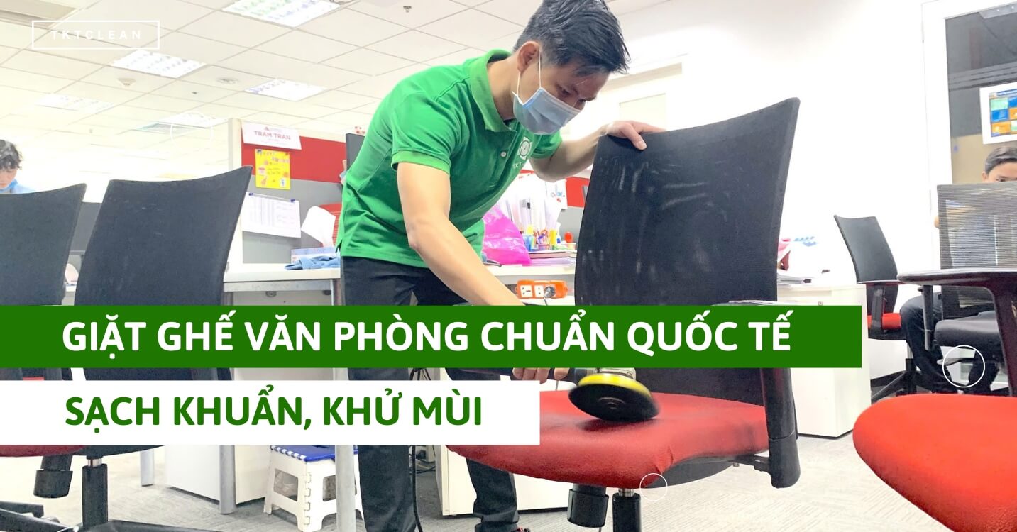 hướng dẫn giặt ghế văn phòng