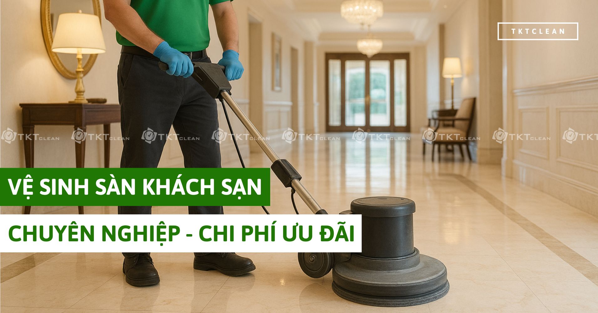 vệ sinh sàn khách sạn
