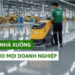 vệ sinh sàn nhà xưởng