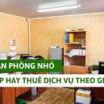 ve sinh van phong nho