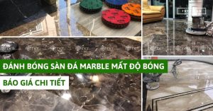 đánh bóng sàn đá marble mất độ bóng
