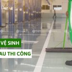 hướng dẫn vệ sinh sàn epoxy sau thi công