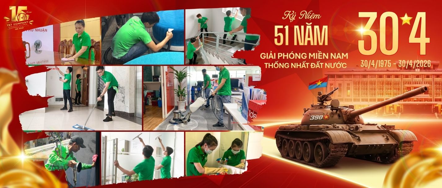 Banner Lễ TKT Clean 30/4/2026